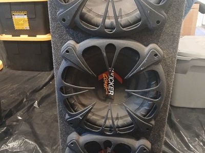 Kicker - Punch - KQ5 Equalizer & MTX Audio Thunder 2300X Subwoofer
