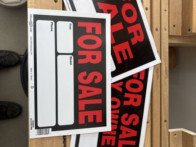 4 Sale Signs