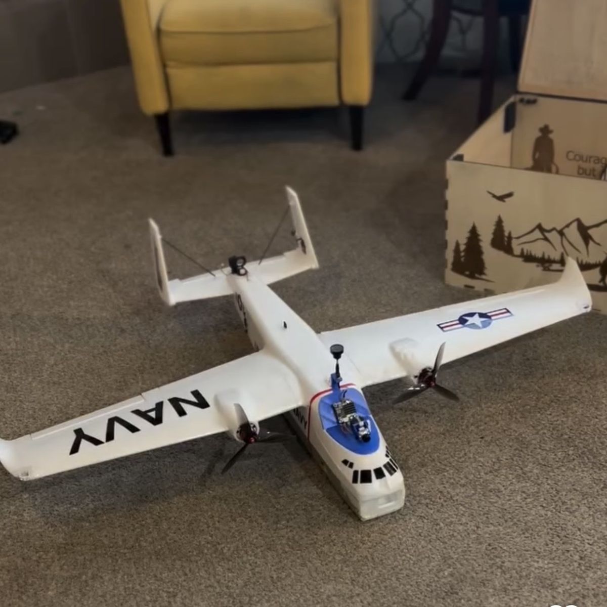AtomRc Killer Whale FPV RC Airplane
