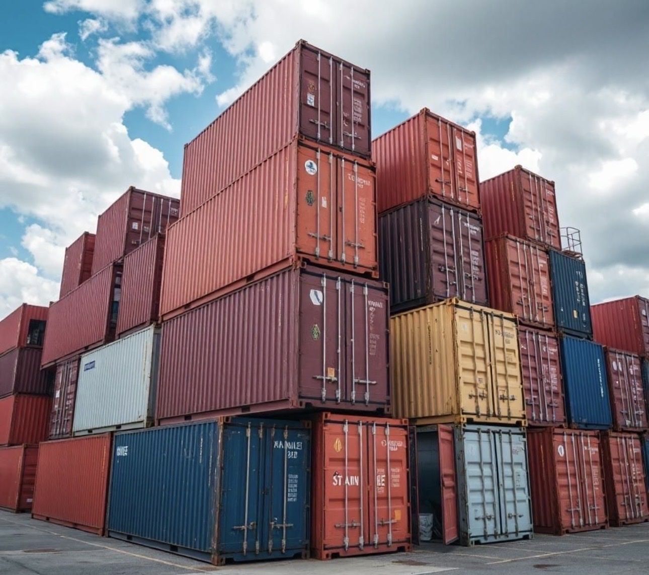 Shipping container 8x40 9’6 used CW