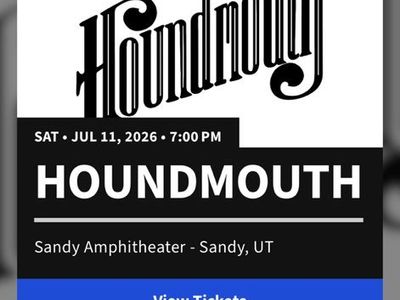 Houndmouth Concert Tickets Reserved