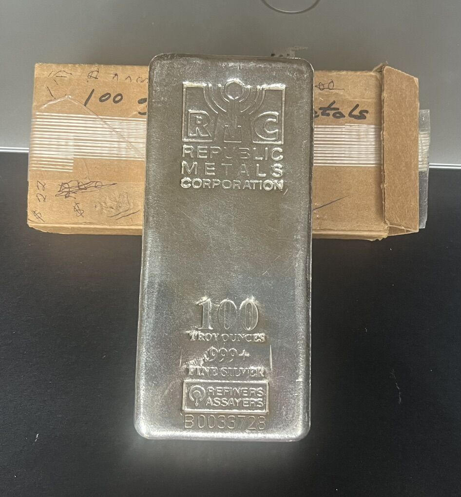 100 oz. Silver Bar