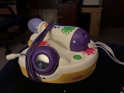 Fisher-Price Kids Karaoke Machine Toy with Microphone