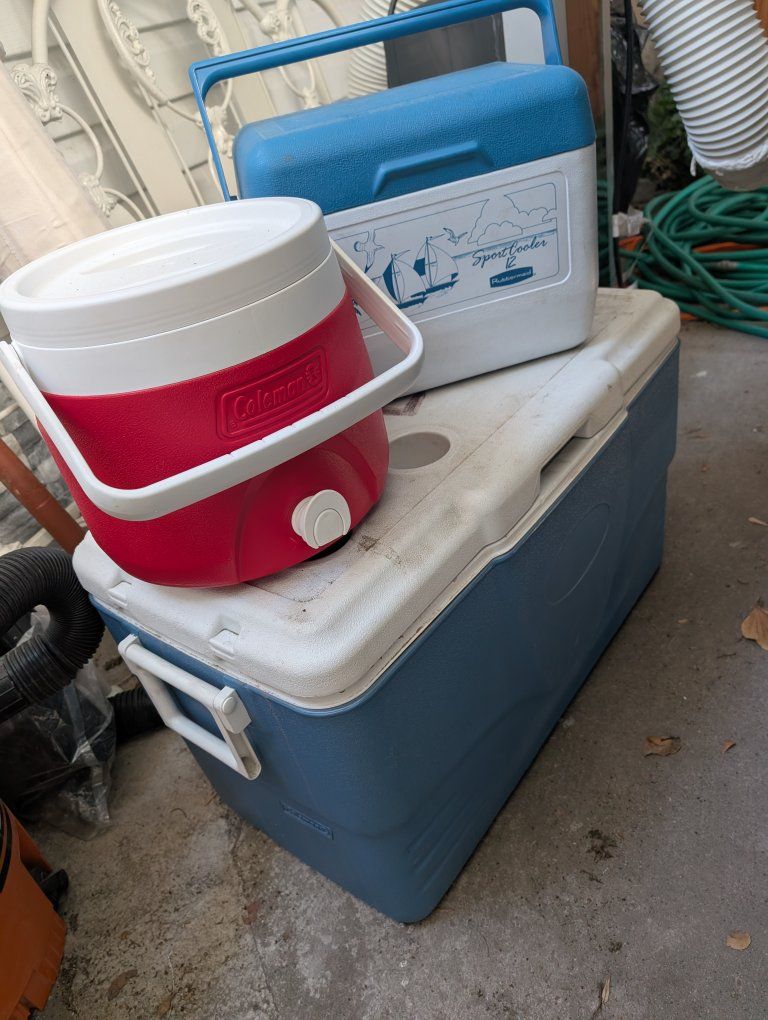 assorted coolers