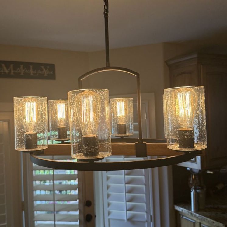 Rustic chandelier