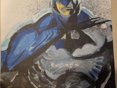 Batman Watercolor Print