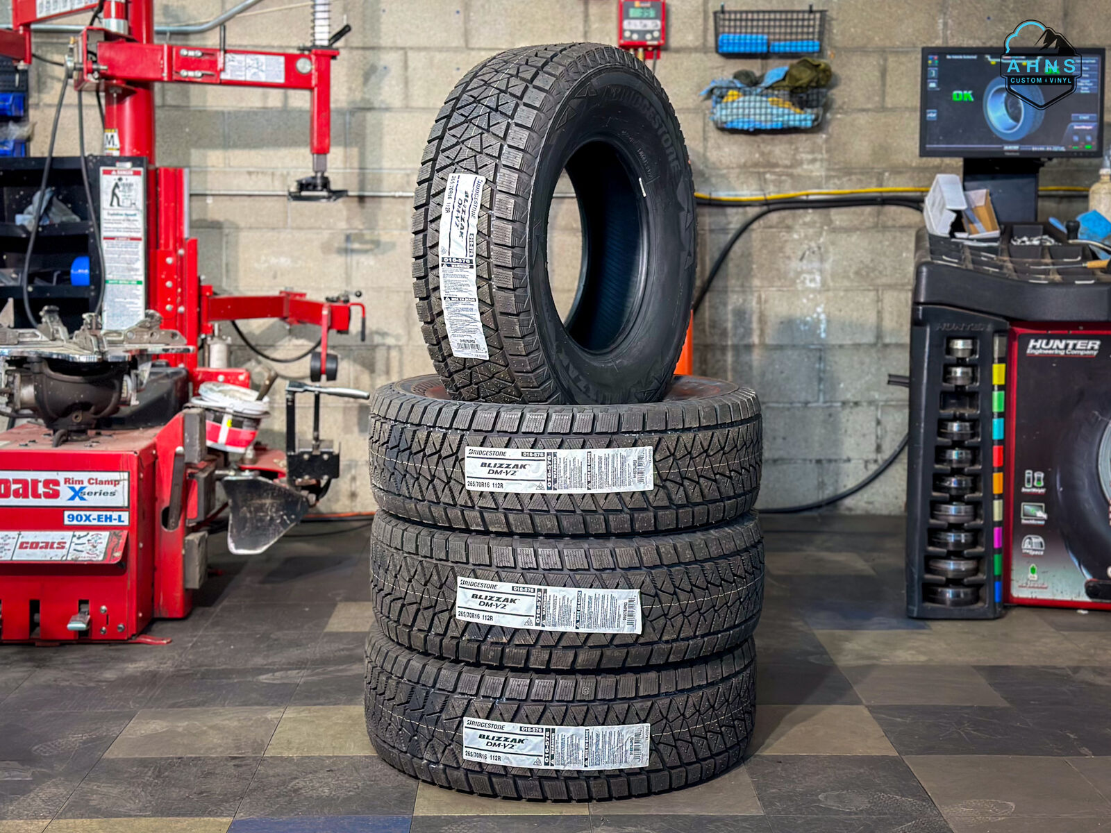 New | 265 70 16 Bridgestone Blizzak | Snow Tires | 265/70r16 | Winter | Toyota | Tacoma | Ford | Chevy | Ram
