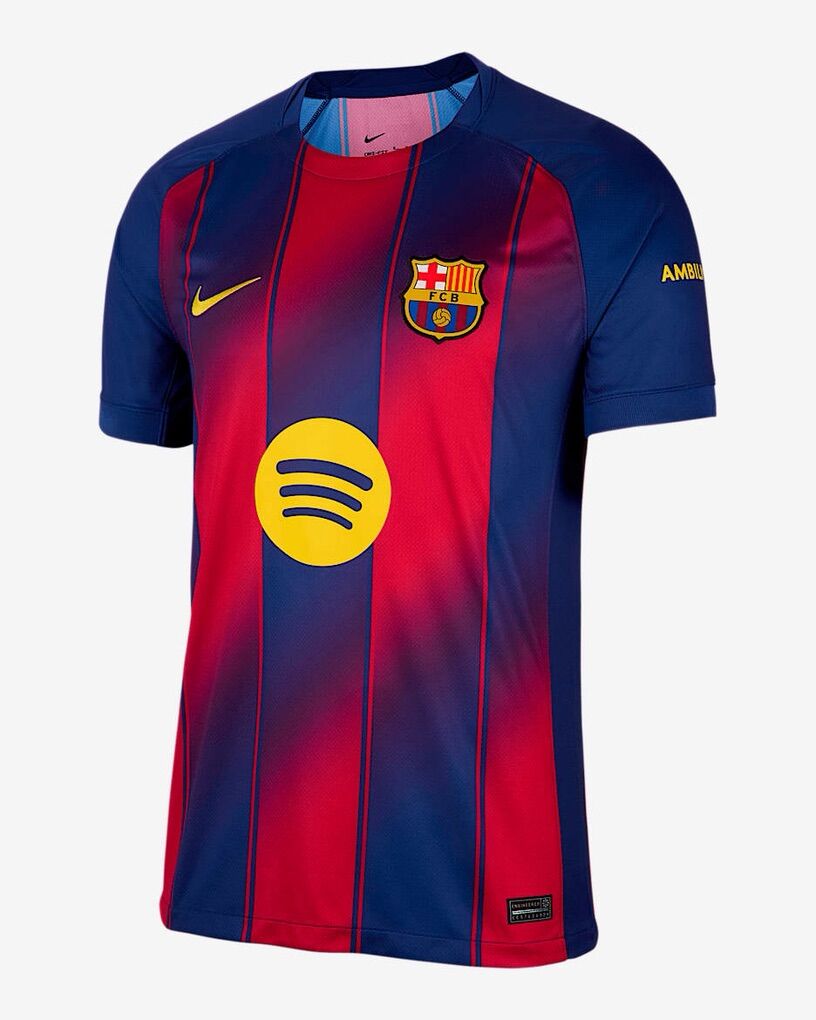 FC Barcelona 2025-26 Home Jersey (L, XL, 2XL)