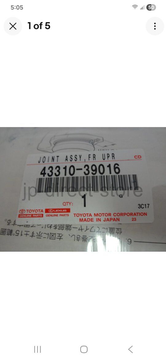 toyota joint new