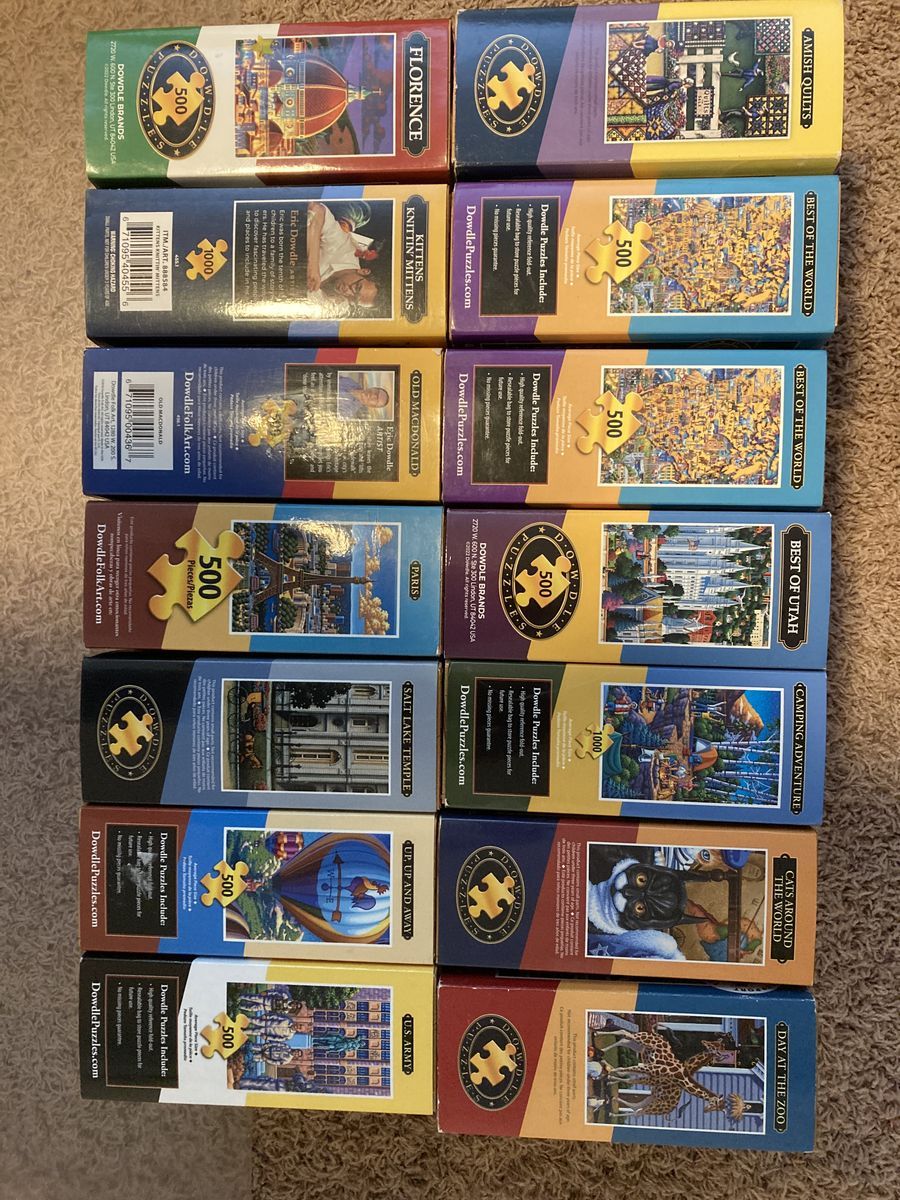 Eric Dowdle Puzzles, used, see listing for specifics