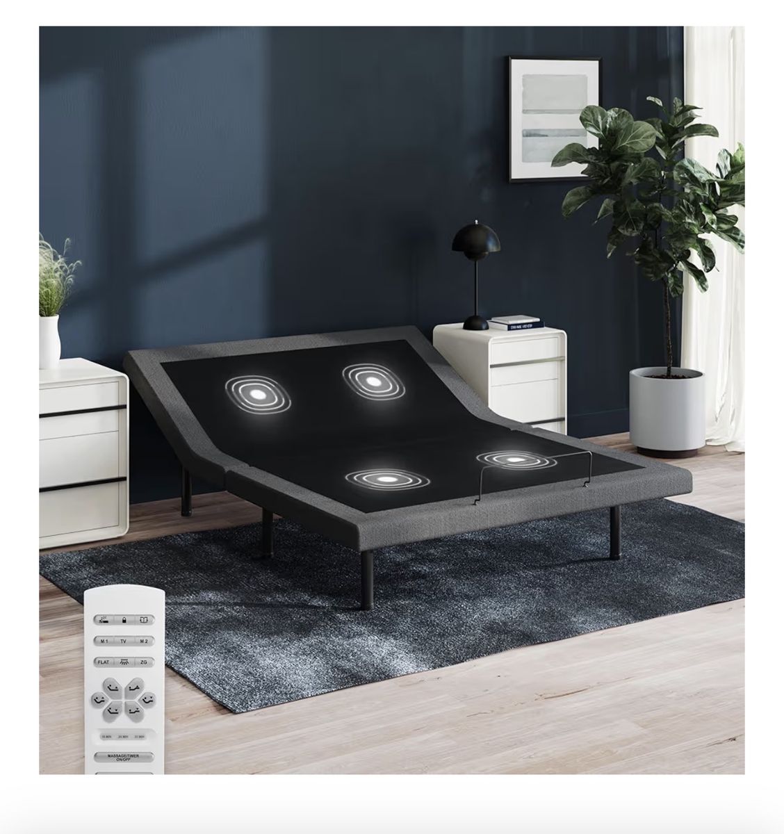 New Nectar Premier Adjustable Base - Full - Head & Foot Incline Wireless Remote with Memory, and USB