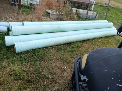 8 inch & 6 inch SDR35 pipe, extra, never used