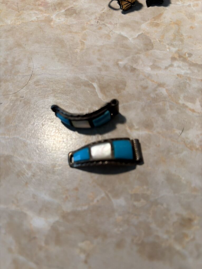 Vintage Zuni Watch Band Ends