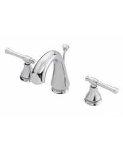 NEW FONTAINE BRUSHED NICKEL WIDE SPREAD BATHROOM FAUCET