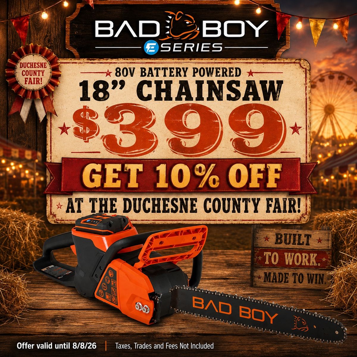 Bad Boy Electric Chainsaw 