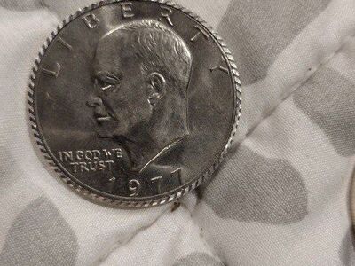 1977 Eisenhower dollar