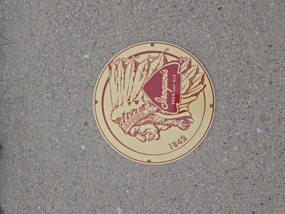 iroquis beer and ale sign vintage ad man cave bar