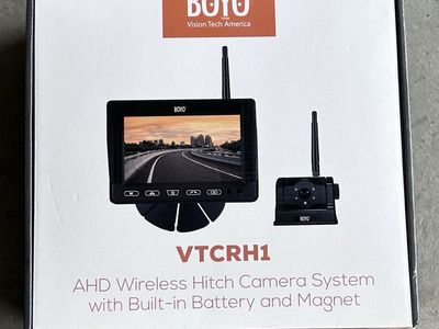 BOYO Wireless Hitch Camera System with Built-in Battery and Magnet