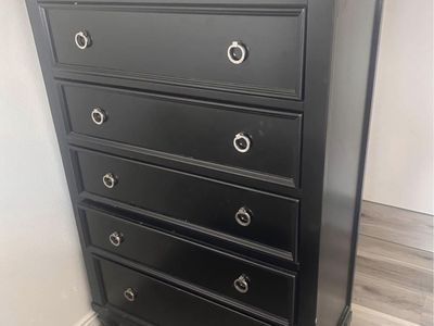Black dresser