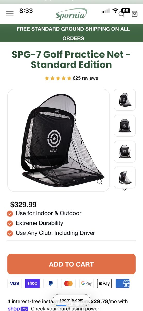 Spornia SP-7 Hitting Net