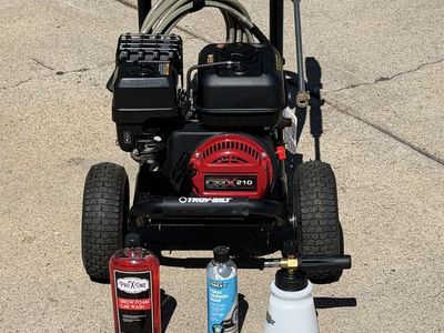 Troy-Bilt 3400 PSI Gas Pressure Washer + Foam Cannon & Accessories – Barely Used