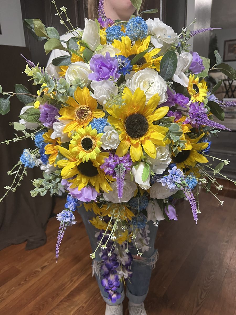 Beautiful flowers all colors. Roses & lilies