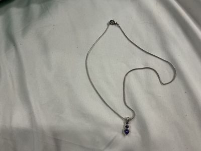 Silver heart bracelet