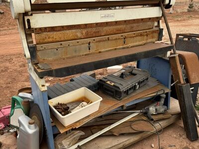 Used Metal Sheet Break