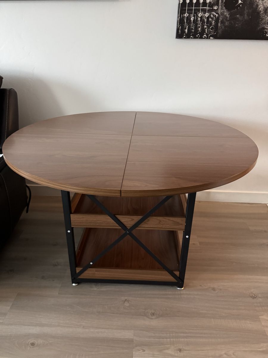 47-inch wooden dining table