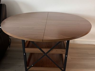 47-inch wooden dining table