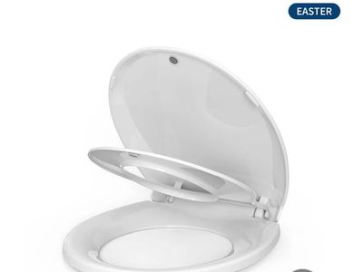 Garvee 17” Round Soft-Close Toilet Seat New In Box