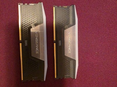 Corsair Vengeance RGB DDR5 RAM 32GB (2x16GB) 6000MHz CL36 Desktop Memory