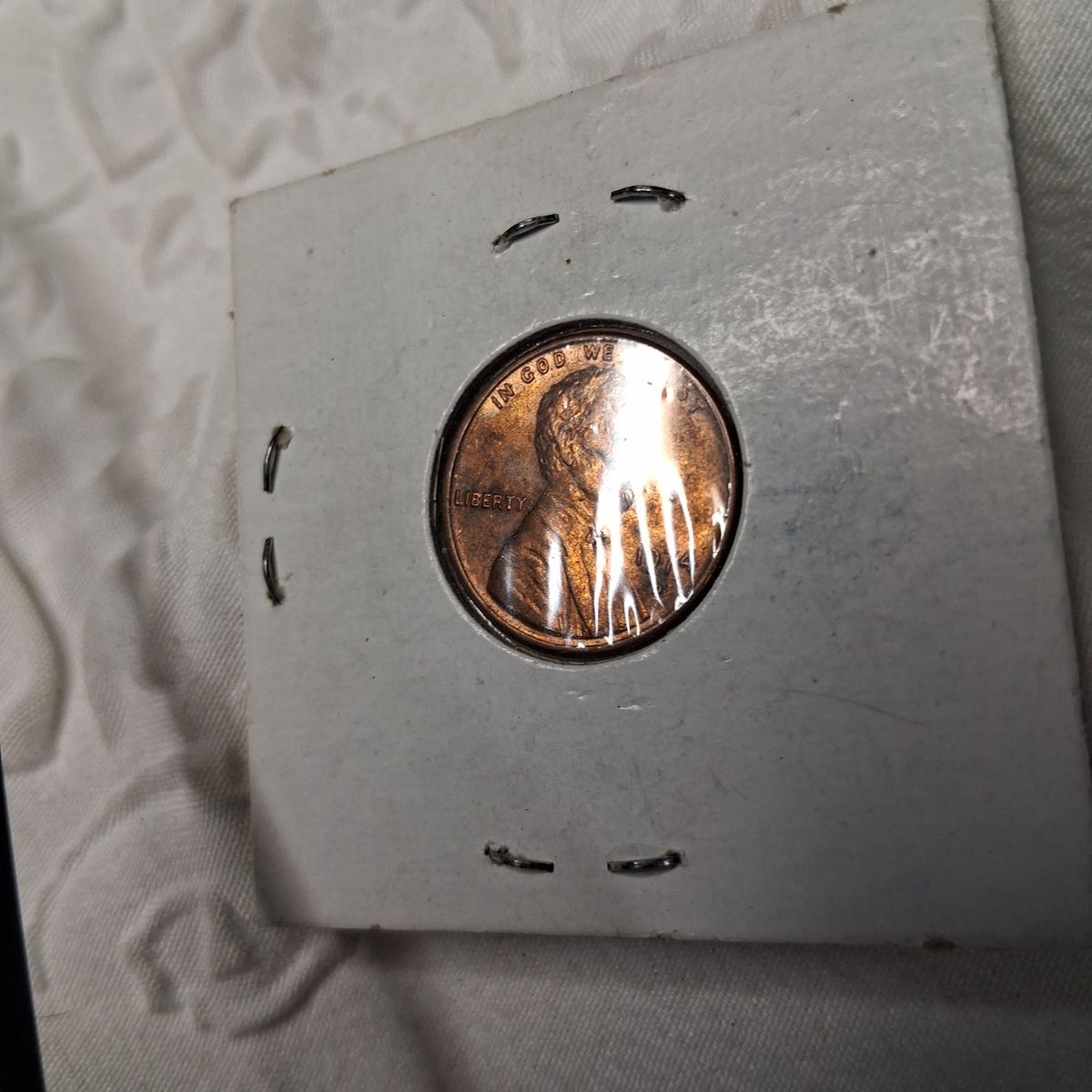 1974 D Lincoln Memorial Cent US Penny in Protective Coin Flip