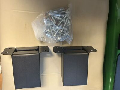 Metal 4x4 post Mounts With Hardware