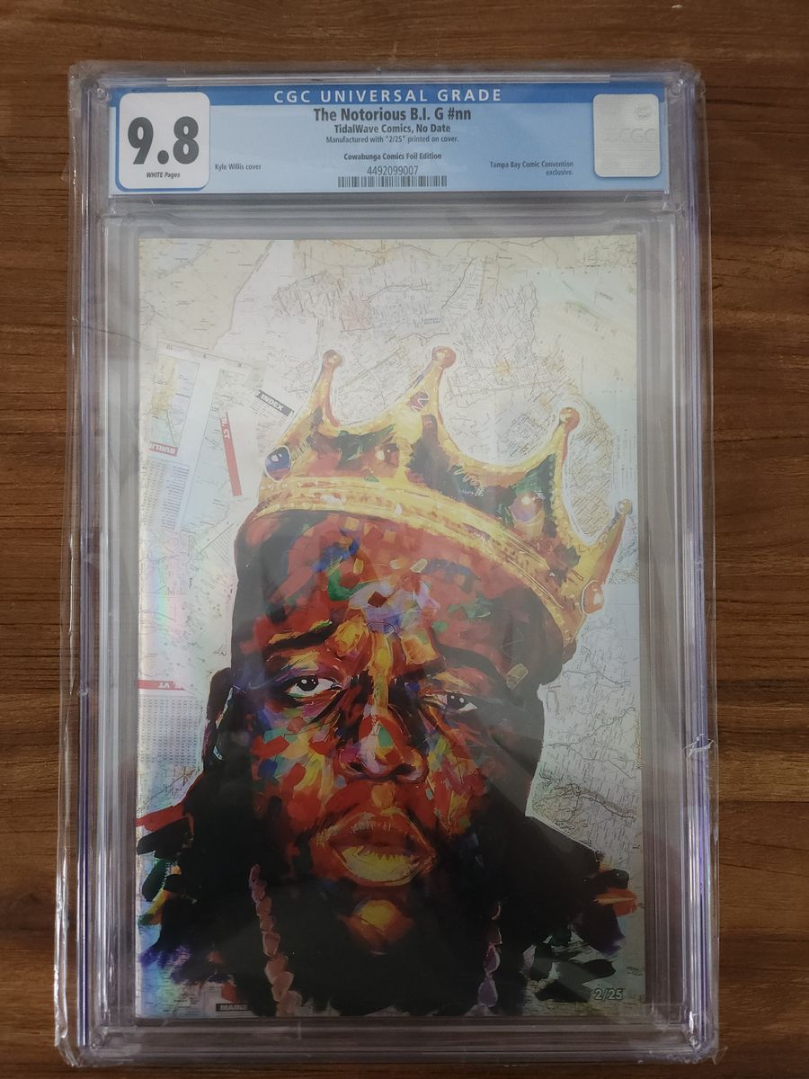 The Notorious B.I.G. by Kyle Willis - CGC 9.8 Blue Label