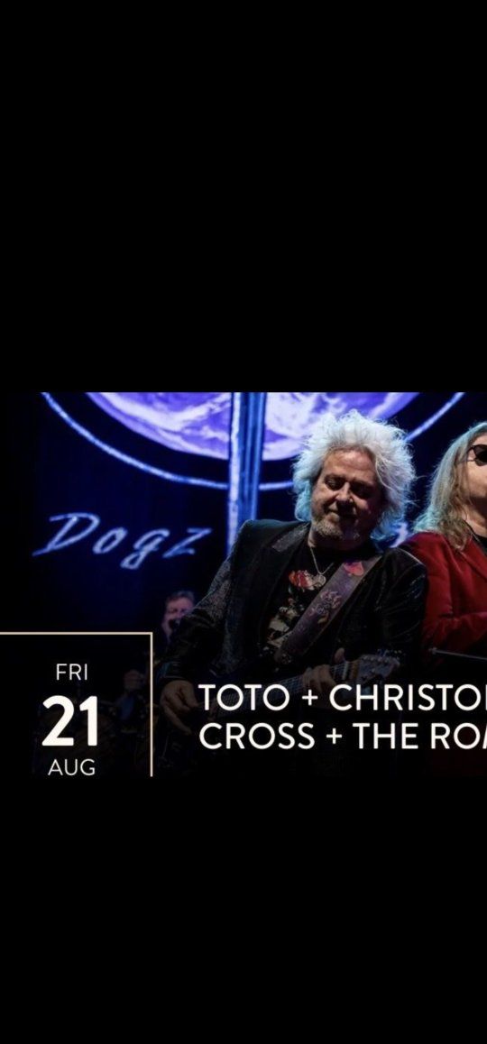 Toto + Christopher Cross Concert Ticket - Friday, August 21