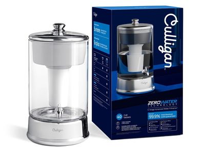 Culligan + ZeroWater 40-Cup Glass Water Filter Dispenser