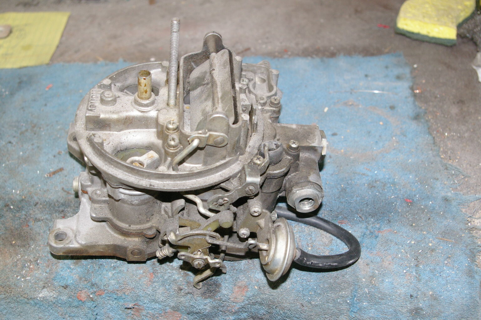 Holley 4 Barrel carburetor removed from running driving Camaro