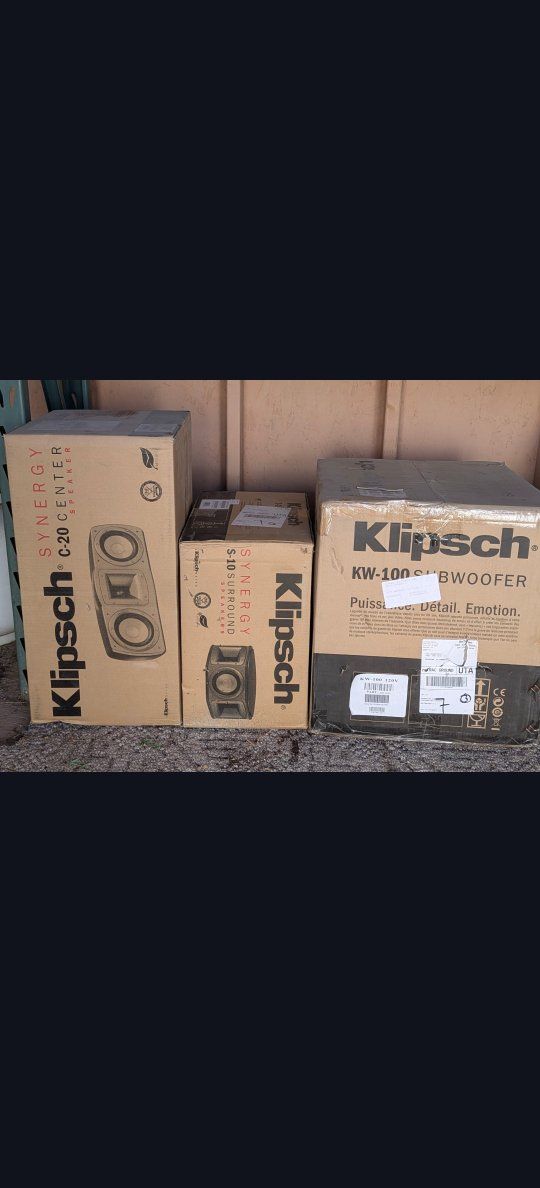 New Klipsch speakers