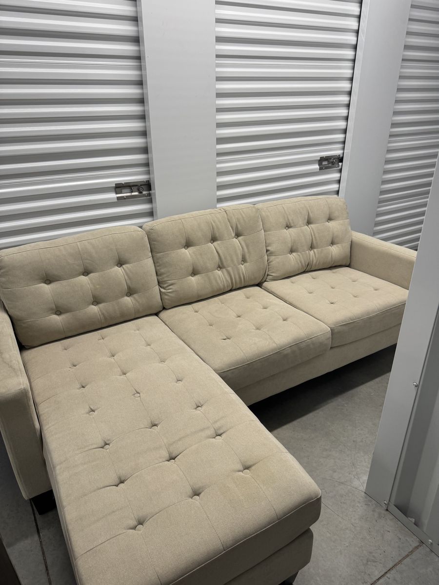 Beige Sectional Couch