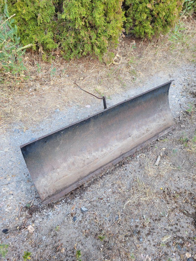 Vintage Snow Plow Blade Attachment for 4 wheeler