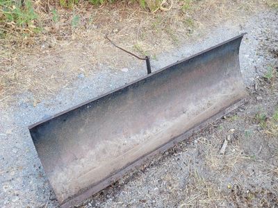 Vintage Snow Plow Blade Attachment for 4 wheeler