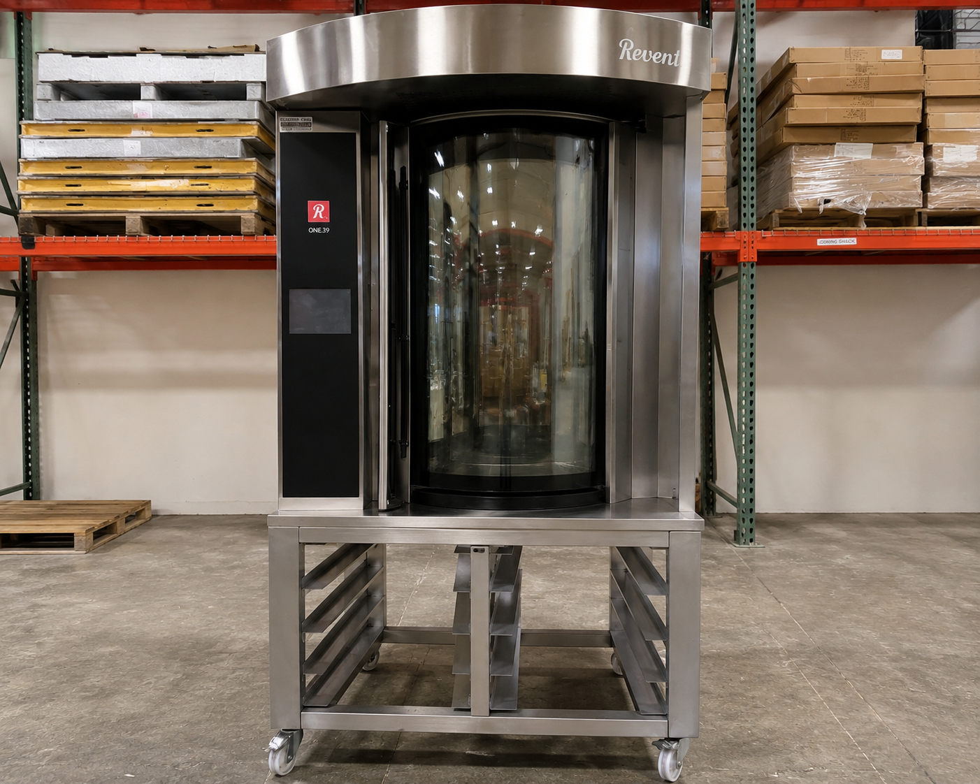 Revent ONE39 Commercial Round Mini Rack Oven – 8 Pan – With Stand