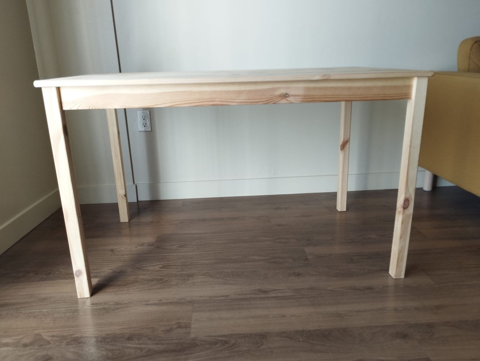 Dining table with four chairs included