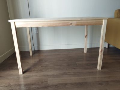 Dining table with four chairs included