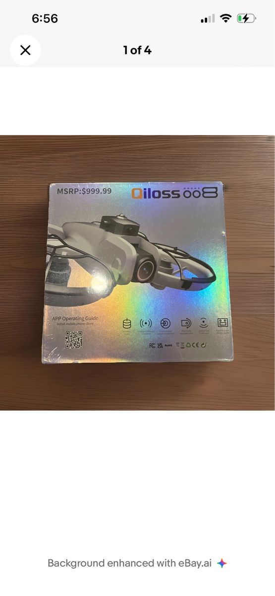 Qiloss 008 Camera Drone with 4.3 Inch Screen Remote, Foldable Quadcopter  New