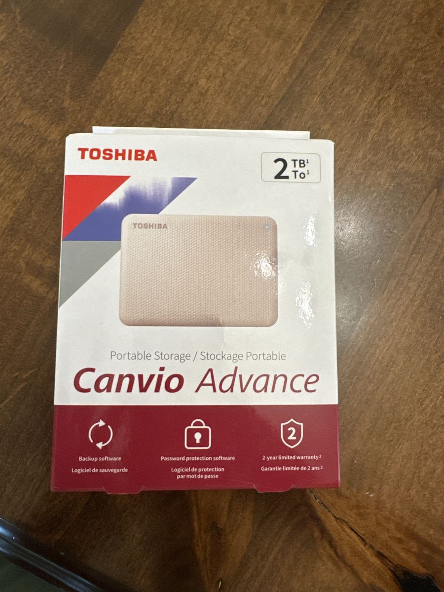 Toshiba Canvio Advance 2TB Portable External Hard Drive