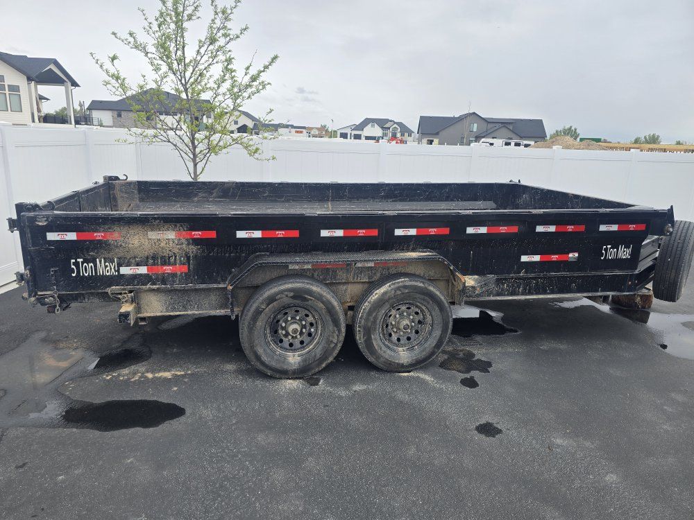 7×16 16K Contractor grade Dump Trailer