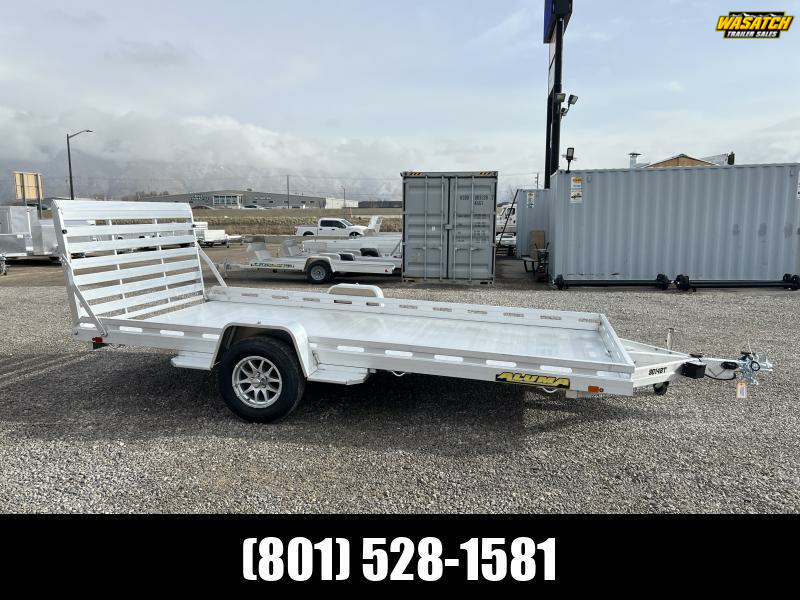Aluma 8014 7x14 SxS Aluminum Utility Trailer