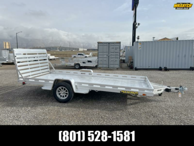 Aluma 8014 7x14 SxS Aluminum Utility Trailer